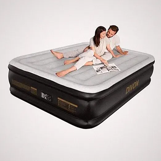Air Mattress Full with Built in Pump,18’’High Blow Up Mattress Full with Wave