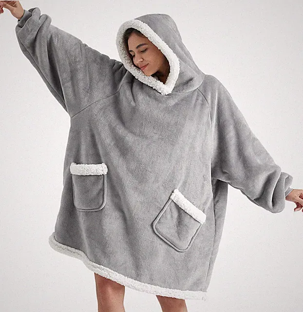 Bedsure Blanket Hoodie, Wearable Blanket Hoodie as Gifts for Mom, Birthday Gifts