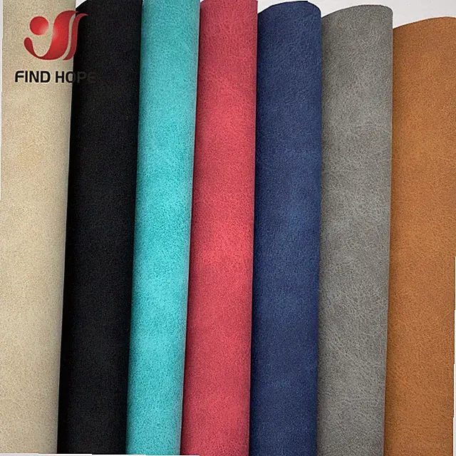 Faux Suede SheepSkin PU Leather Fabric Waterproof DIY Material A4/A5 20*120cm